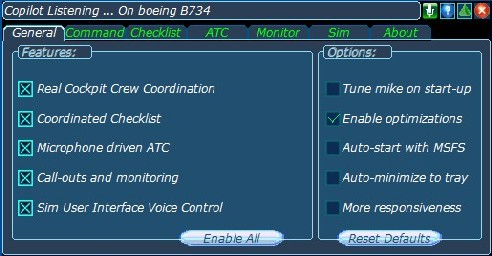 Vista Control Panel Simulator